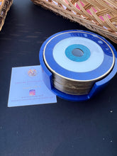 Load image into Gallery viewer, Evil Eye Resin Coaster - Set of 4