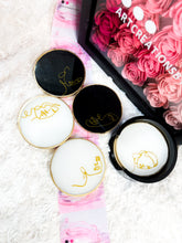 Load image into Gallery viewer, Line Art White and Black Resin Coaster - Set of 4