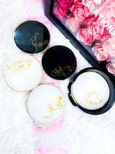 Load image into Gallery viewer, Line Art White and Black Resin Coaster - Set of 4