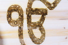 Load image into Gallery viewer, Khanda, Ik Onkar, Om Mandala Engraved/Carved Wooden Signs - Square