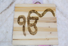 Load image into Gallery viewer, Khanda, Ik Onkar, Om Mandala Engraved/Carved Wooden Signs - Square