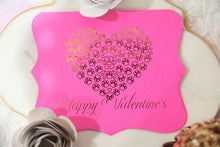 Load image into Gallery viewer, PAWS Happy Valentine's Day Hot Foil Valentine's Day Card hand made card