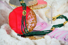 Load image into Gallery viewer, Red and Gold Coasters - Perfect for Barware or Decor (Set of 2)