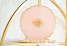 Load image into Gallery viewer, Blushed Marble and Gold Coasters - Perfect for Barware or Decor (Set of 2)