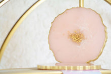 Load image into Gallery viewer, Blushed Marble and Gold Coasters - Perfect for Barware or Decor (Set of 2)