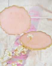 Load image into Gallery viewer, Blushed Marble Coasters - Perfect for Barware or Decor (Set of 2)