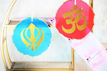 Load image into Gallery viewer, Religious Ornaments, OM hanging Ornament (set of 2)