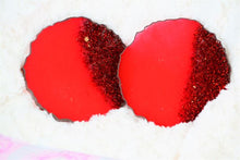 Load image into Gallery viewer, Red Love Coasters - Perfect for Barware or Decor (Set of 2)
