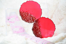 Load image into Gallery viewer, Red Love Coasters - Perfect for Barware or Decor (Set of 2)