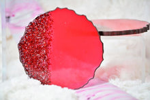 Load image into Gallery viewer, Red Love Coasters - Perfect for Barware or Decor (Set of 2)