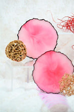 Load image into Gallery viewer, Pink Marble Love Coasters - Perfect for Barware or Decor (Set of 2)