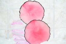 Load image into Gallery viewer, Pink Marble Love Coasters - Perfect for Barware or Decor (Set of 2)