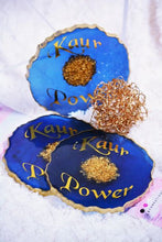 Load image into Gallery viewer, Kaur Power Coasters - Perfect for Decor (Set of 2)
