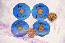 Load image into Gallery viewer, Kaur Power Coasters - Perfect for Decor (Set of 2)