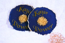 Load image into Gallery viewer, Kaur Power Coasters - Perfect for Decor (Set of 2)