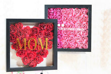 Load image into Gallery viewer, MOM Personalized Shadowbox with Paper Flowers | Mother's Day Gift | Birthday Gift | Anniversary Gift