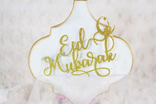 Load image into Gallery viewer, Eid Mubarak Cake Topper, Ramadan, Eid Celebration - 1 piece