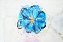 Load image into Gallery viewer, Blue Blossoms Coaster set (Can be Personalized) - Perfect for Barware or Decor (Set of 2)
