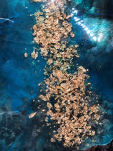 Load image into Gallery viewer, Deep Jade/Black and Gold Tray - Perfect for jewelry or decor