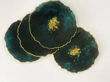 Load image into Gallery viewer, Deep Jade Coasters - Perfect for Barware or Decor (Set of 2)