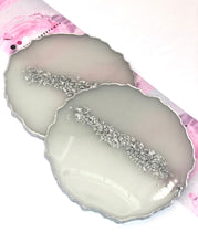 Load image into Gallery viewer, Diamond and Ice Coasters - Perfect for Barware or Decor (Set of 2)