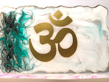 Load image into Gallery viewer, Green Marble and Gold Tray - Perfect for jewelry or decor