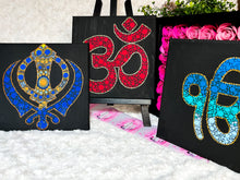 Load image into Gallery viewer, Religious OM Hand Painted Canvas | Wall art