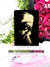 Load image into Gallery viewer, Engraved black Acrylic Signs - Guru Nanak Dev Ji