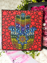 Load image into Gallery viewer, PRIDE themed Hamsa Hand Mandala and Dot Paintings Hand Painted Canvas | Wall art