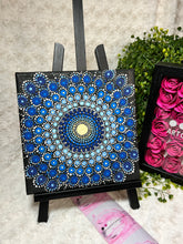 Load image into Gallery viewer, Mandala Hand Painted Canvas | Wall art (Shades Of Blue)