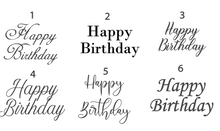 Load image into Gallery viewer, Acrylic Round Or Tombstone Cake Toppers - Personalized