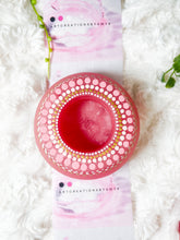 Load image into Gallery viewer, Mandala Candle Holders, Candle Holders, Resin Candle Holders (Shades of Rose Gold)