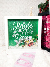 Load image into Gallery viewer, Jingle Bells ShadowBox | Holiday Themed Decor