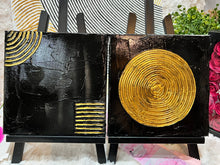 Load image into Gallery viewer, Black And Gold Artwork