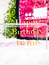 Load image into Gallery viewer, Acrylic Round Or Tombstone Cake Toppers - Personalized