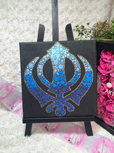 Load image into Gallery viewer, Religious Khanda Hand Painted Canvas | Wall art