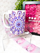 Load image into Gallery viewer, Mandala Hand Painted Mug (Shade of Purple)