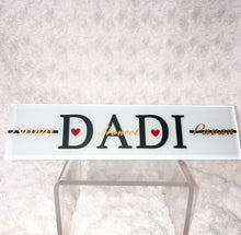 Load image into Gallery viewer, Personalized Gifts, Glass Tiles, Mother's Day, Grandmothers, Nani, Dadi, Punjabi, Glass Display, Subway Tile