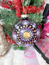 Load image into Gallery viewer, Christmas Tree Ornament - Mandala inspired - Purple