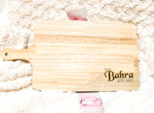 Load image into Gallery viewer, Personalized Wooden Cutting Board/charcuterie board/ housewarming and wedding gifts.