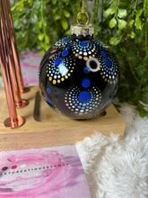 Load image into Gallery viewer, Christmas Tree Ornament - Mandala inspired - Blue