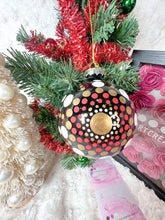 Load image into Gallery viewer, Christmas Tree Ornament - Mandala inspired - Red