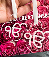 Load image into Gallery viewer, Religious Car Accessories | Ik Onkar | OM | Khanda | hanging rear view ornaments or key charms