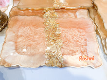 Load image into Gallery viewer, Champagne and Gold Flakes Tray - Perfect for jewelry or decor