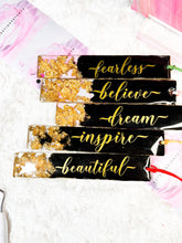 Load image into Gallery viewer, Affirmation Resin Bookmarks