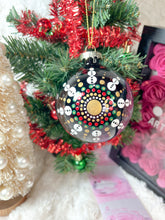 Load image into Gallery viewer, Christmas Tree Ornament - Mandala inspired - Red Snowman