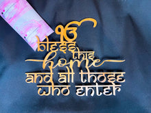 Load image into Gallery viewer, Bless this Home with Khanda, Ik Onkar or OM - Personalized Home Signs