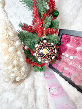Load image into Gallery viewer, Christmas Tree Ornament - Mandala inspired - Red