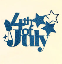 Load image into Gallery viewer, July 4th Cupcake Topper, 4th of July Celebration - Set of 6