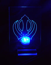 Load image into Gallery viewer, Engraved Acrylic Signs - Ik Onkar, Om, Ganesh &amp; Khanda
